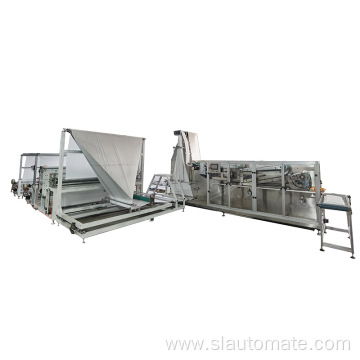 Disposable quilt cover production machine